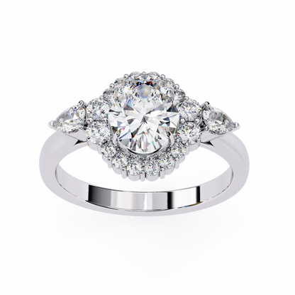Oval Lab Grown Diamond Ring