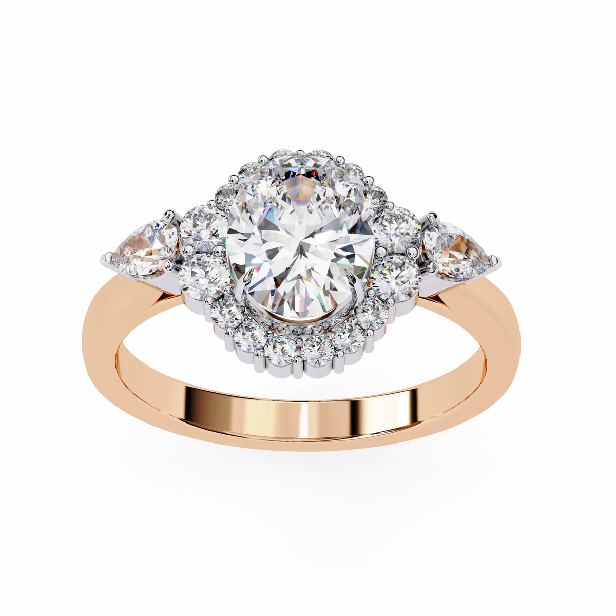 Oval Lab Grown Diamond Ring - Ophiratbf