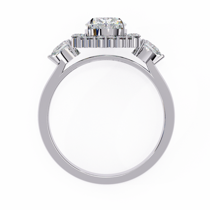 Oval Lab Grown Diamond Ring