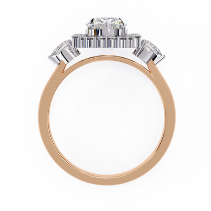 Oval Lab Grown Diamond Ring