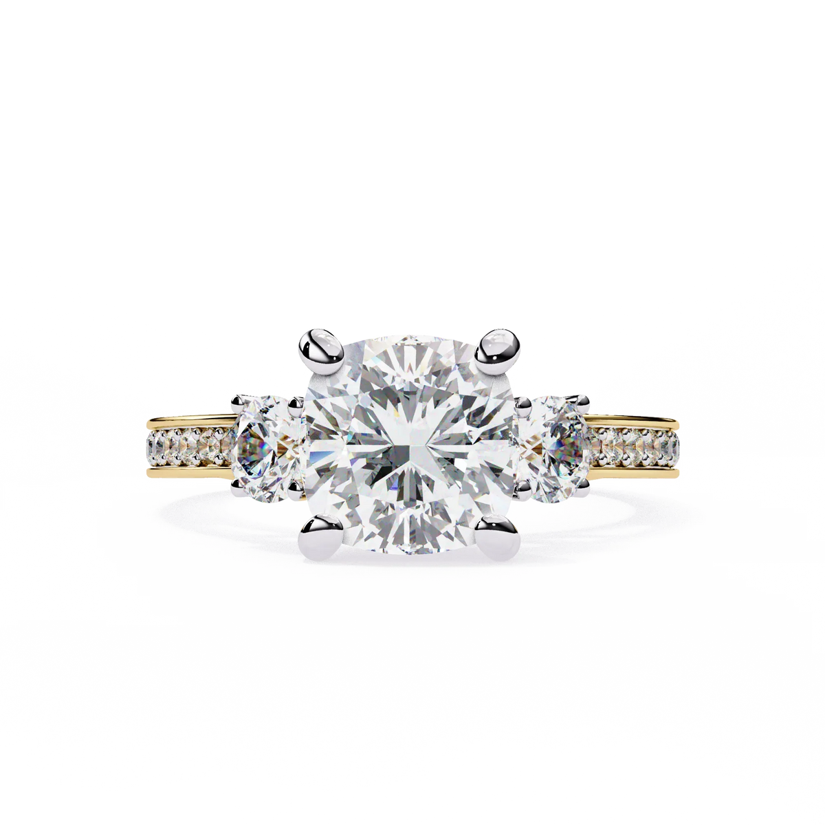 Trinity Radiance Lab Grown Diamond Ring - Ophiratbf
