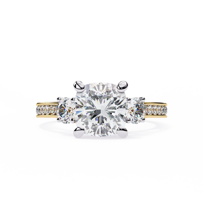Trinity Radiance Lab Grown Diamond Ring