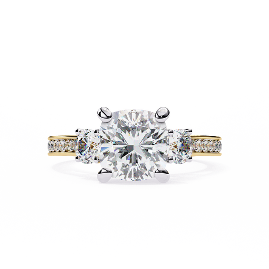 Trinity Radiance Lab Grown Diamond Ring