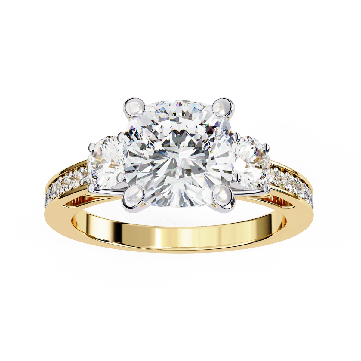 Trinity Radiance Lab Grown Diamond Ring - Ophiratbf