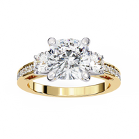 Trinity Radiance Lab Grown Diamond Ring - Ophiratbf