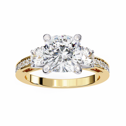 Trinity Radiance Lab Grown Diamond Ring