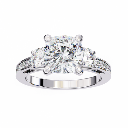 Trinity Radiance Lab Grown Diamond Ring