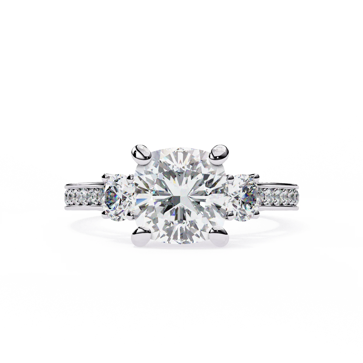 Trinity Radiance Lab Grown Diamond Ring - Ophiratbf