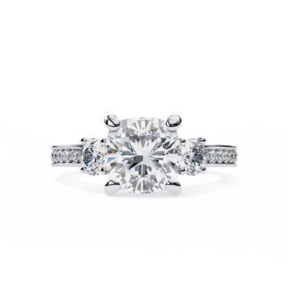 Trinity Radiance Lab Grown Diamond Ring