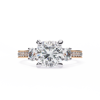Trinity Radiance Lab Grown Diamond Ring