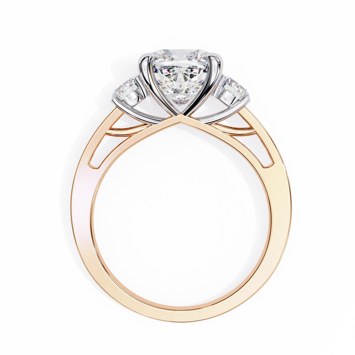 Trinity Radiance Lab Grown Diamond Ring - Ophiratbf