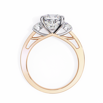Trinity Radiance Lab Grown Diamond Ring