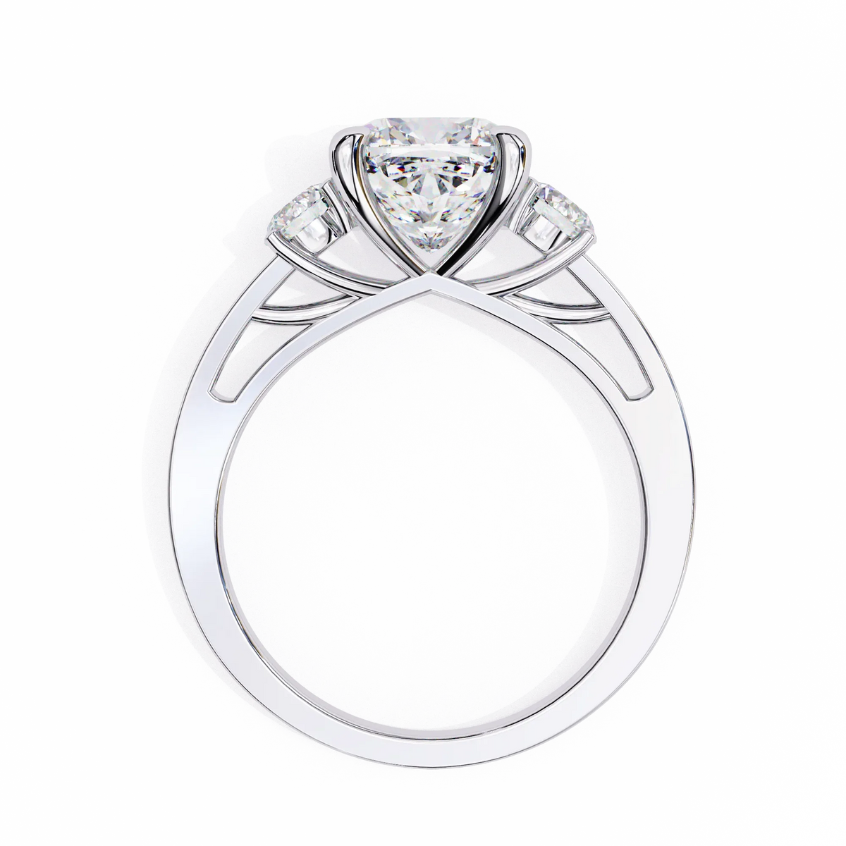 Trinity Radiance Lab Grown Diamond Ring - Ophiratbf