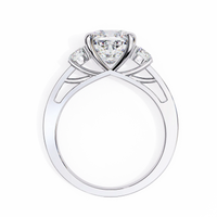 Trinity Radiance Lab Grown Diamond Ring - Ophiratbf