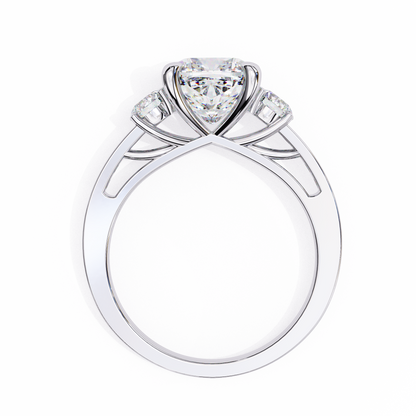Trinity Radiance Lab Grown Diamond Ring
