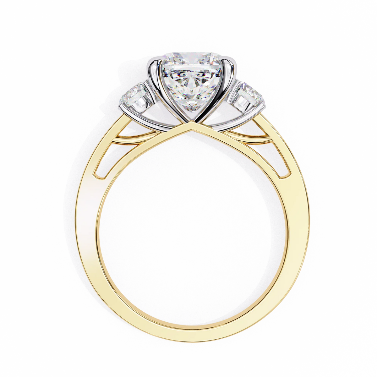Trinity Radiance Lab Grown Diamond Ring - Ophiratbf