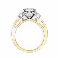 Trinity Radiance Lab Grown Diamond Ring - Ophiratbf