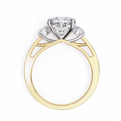 Trinity Radiance Lab Grown Diamond Ring