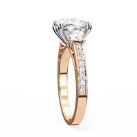 Trinity Radiance Lab Grown Diamond Ring - Ophiratbf