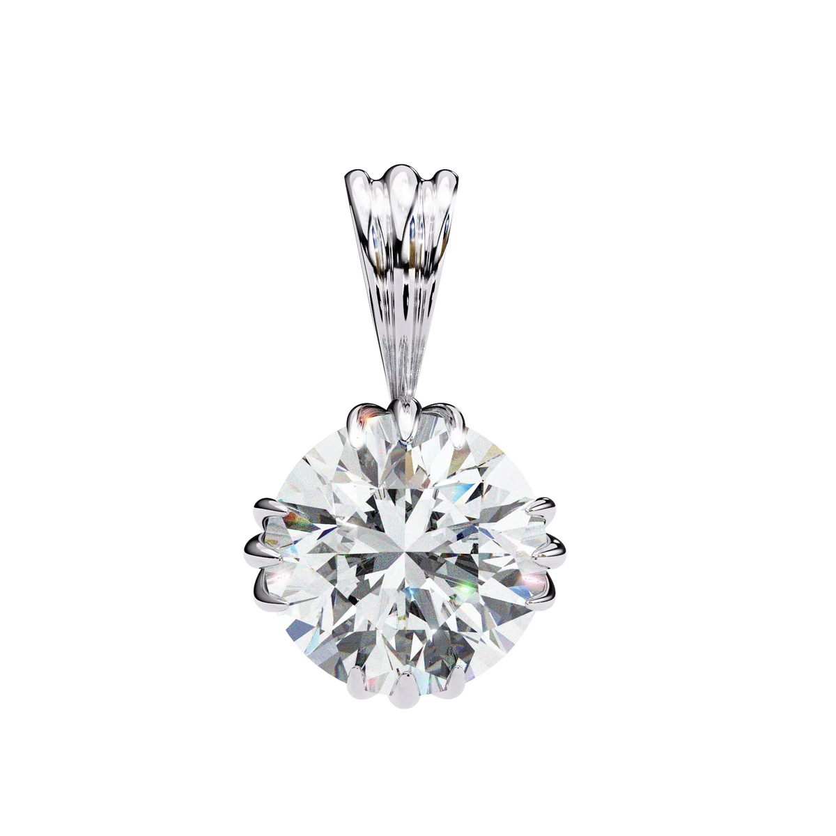 Fleur Radiance Lab-Grown Diamond Pendant - Ophiratbf