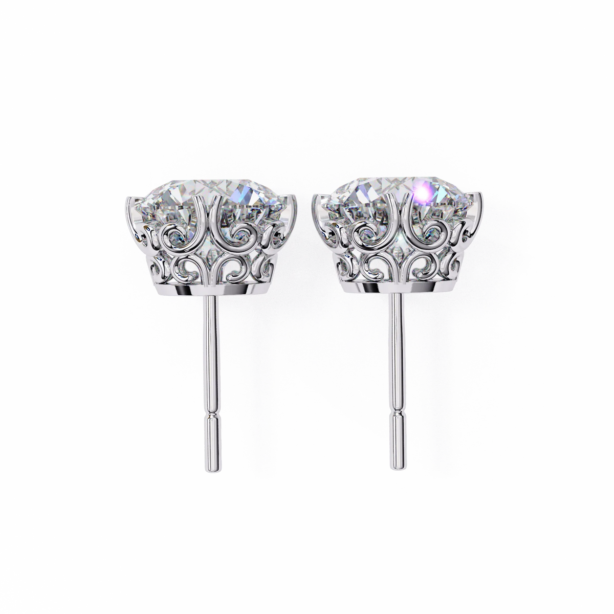 Victorian Dream Lab Grown Diamond Studs - Ophiratbf