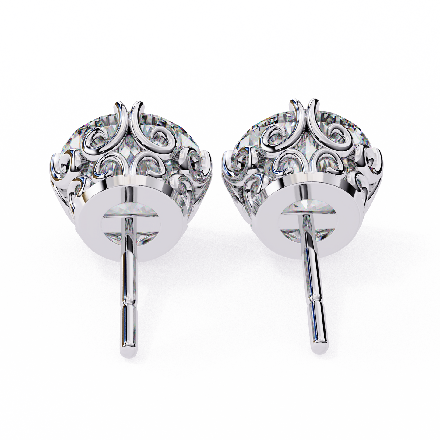 victorian dream lab grown diamond studs