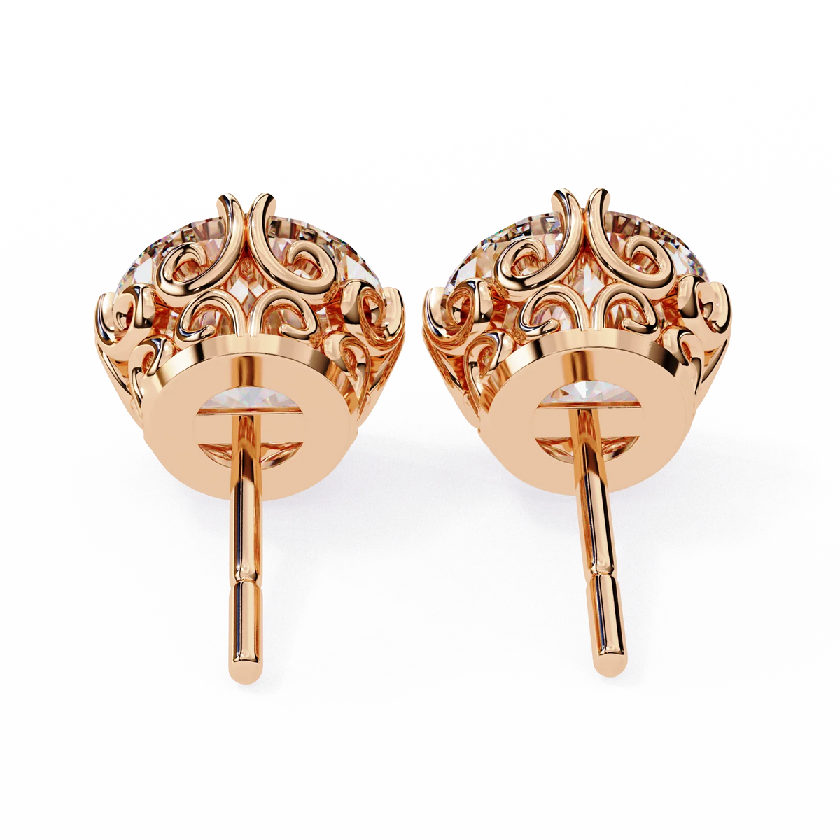 Victorian Dream Lab Grown Diamond Studs - Ophiratbf