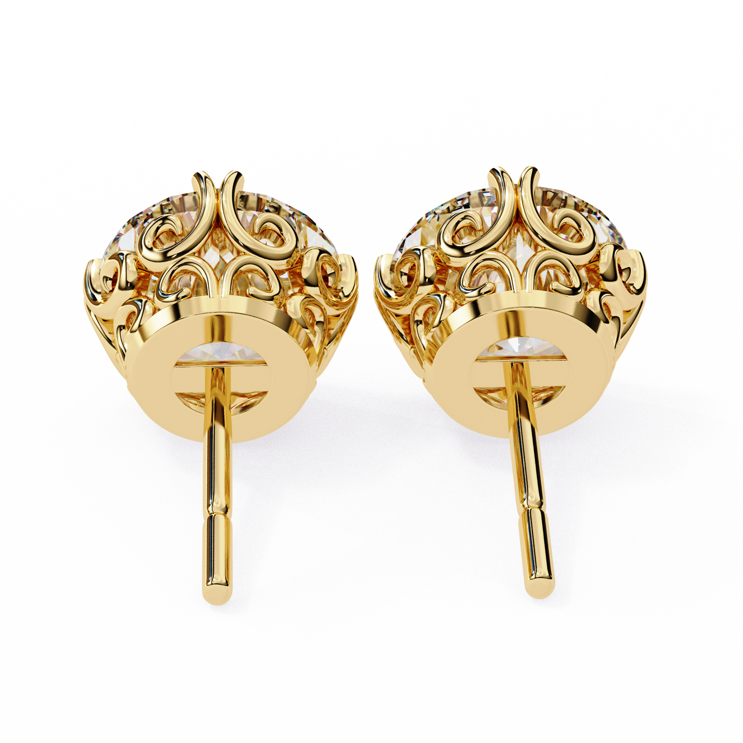 victorian dream lab grown diamond studs