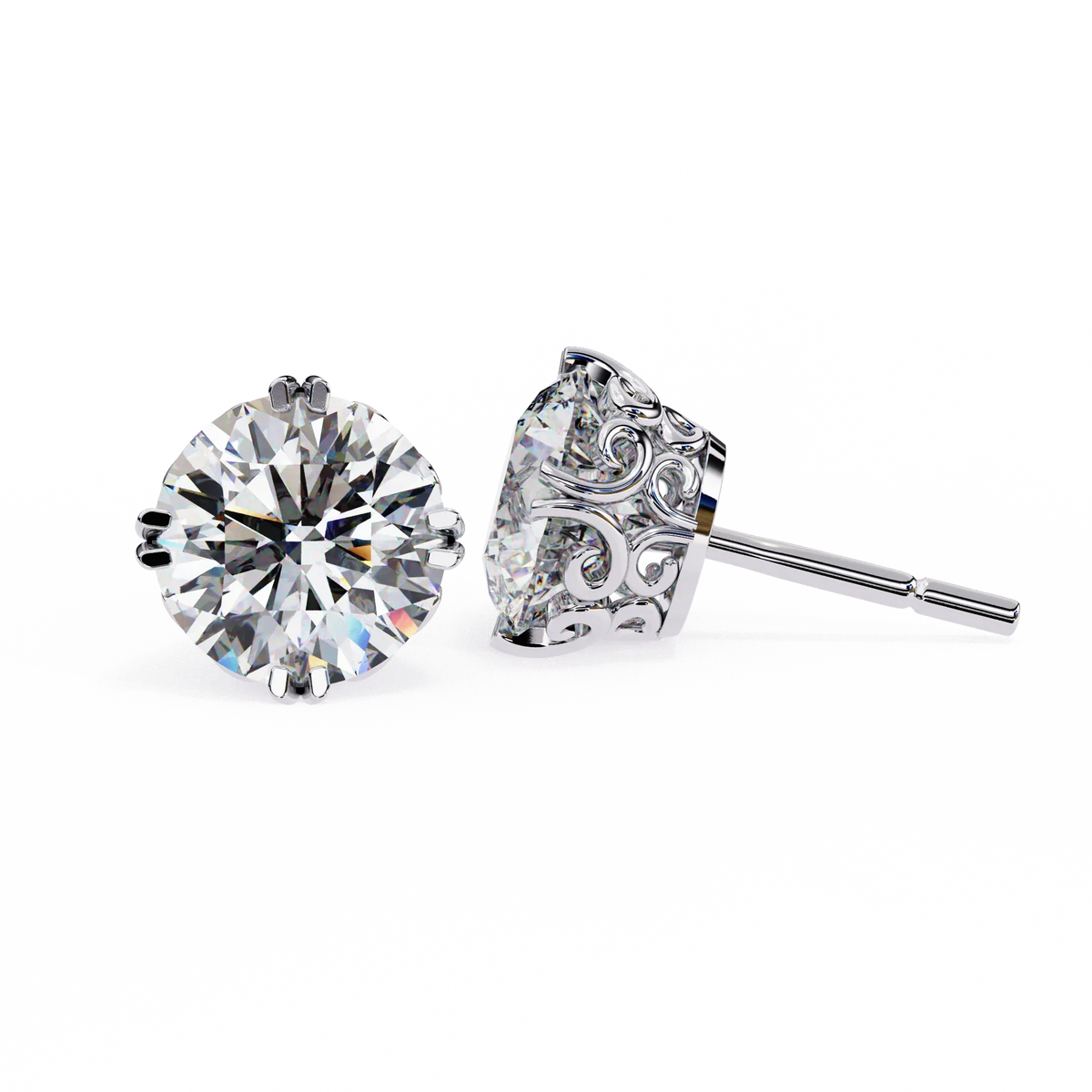 Victorian Dream Lab Grown Diamond Studs - Ophiratbf