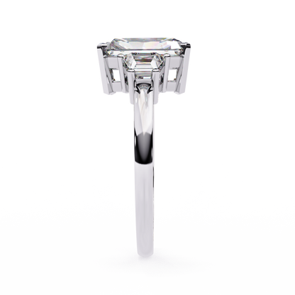 Radiant Trilogy Lab Grown Diamond Ring