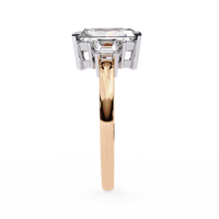 Radiant Trilogy Lab Grown Diamond Ring - Ophiratbf
