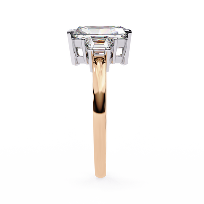 Radiant Trilogy Lab Grown Diamond Ring