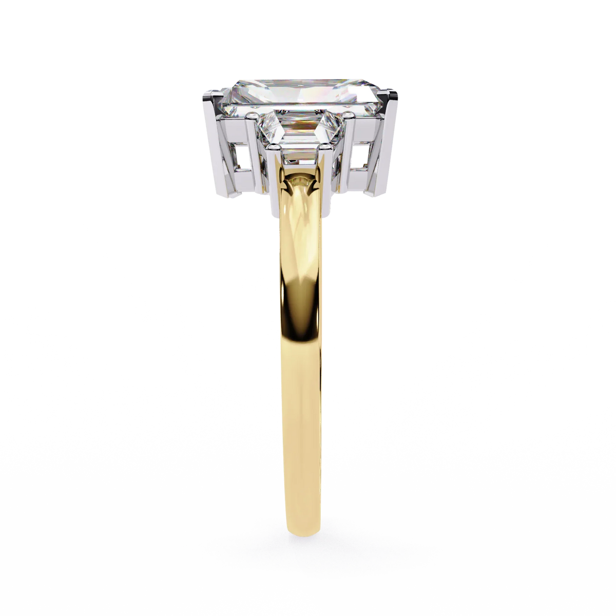 Radiant Trilogy Lab Grown Diamond Ring - Ophiratbf