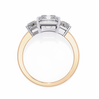 Radiant Trilogy Lab Grown Diamond Ring - Ophiratbf