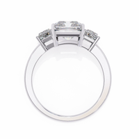 Radiant Trilogy Lab Grown Diamond Ring - Ophiratbf