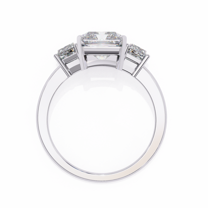 Radiant Trilogy Lab Grown Diamond Ring