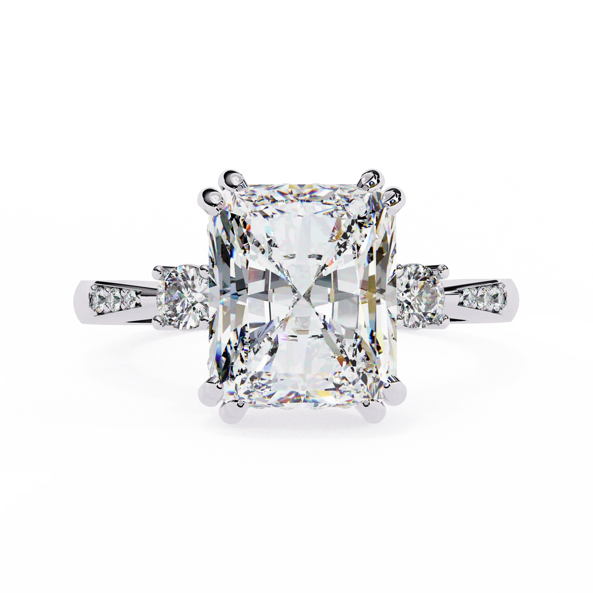 Radiant Majesty Lab Grown Diamond Ring - Ophiratbf