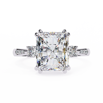 Radiant Majesty Lab Grown Diamond Ring