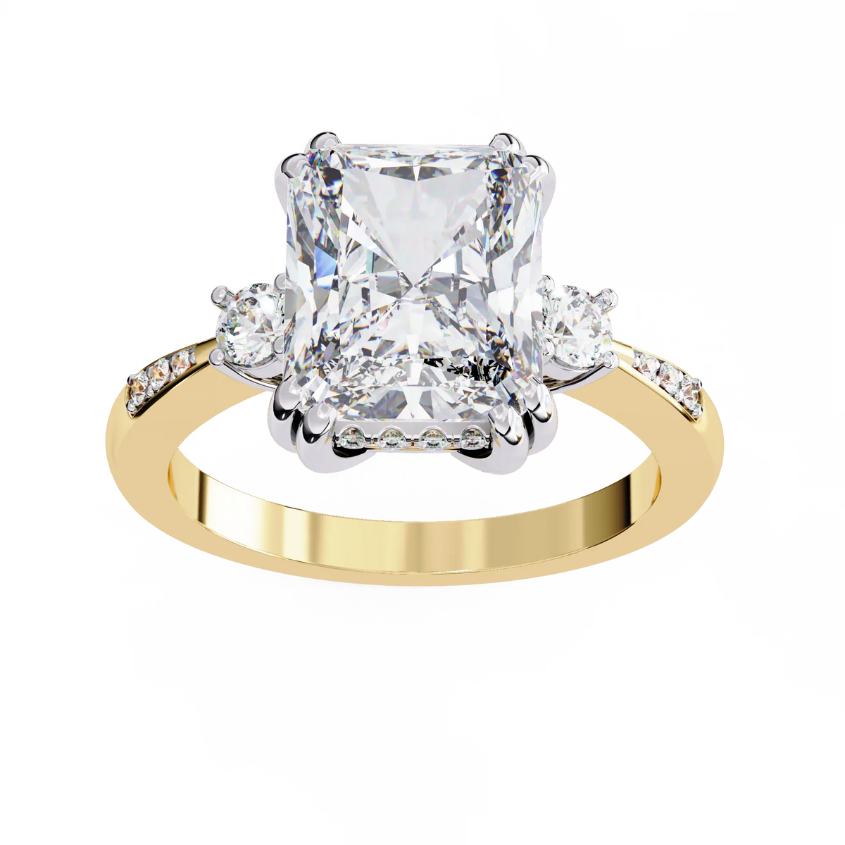 Radiant Majesty Lab Grown Diamond Ring - Ophiratbf