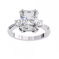 Radiant Majesty Lab Grown Diamond Ring - Ophiratbf