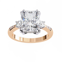 Radiant Majesty Lab Grown Diamond Ring - Ophiratbf