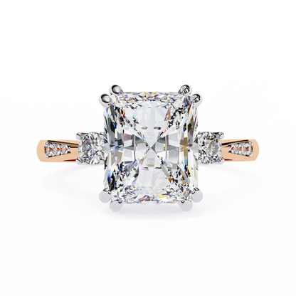 Radiant Majesty Lab Grown Diamond Ring