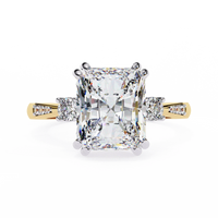 Radiant Majesty Lab Grown Diamond Ring - Ophiratbf