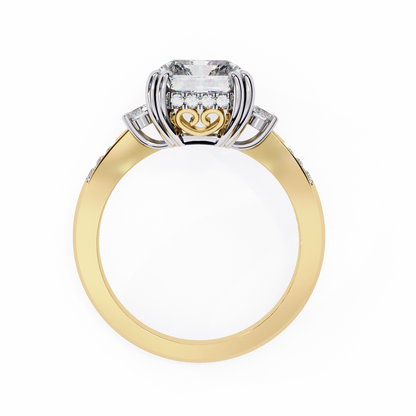 Radiant Majesty Lab Grown Diamond Ring