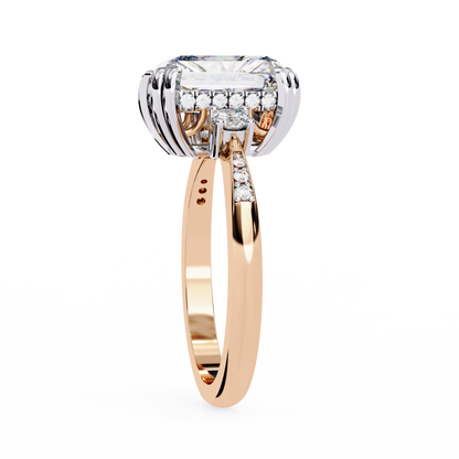 Radiant Majesty Lab Grown Diamond Ring