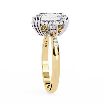 Radiant Majesty Lab Grown Diamond Ring