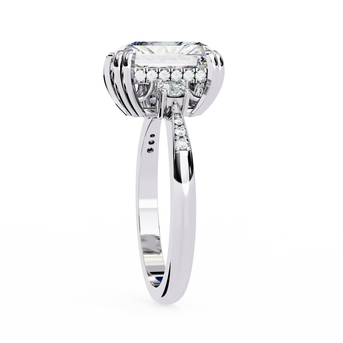 Radiant Majesty Lab Grown Diamond Ring - Ophiratbf