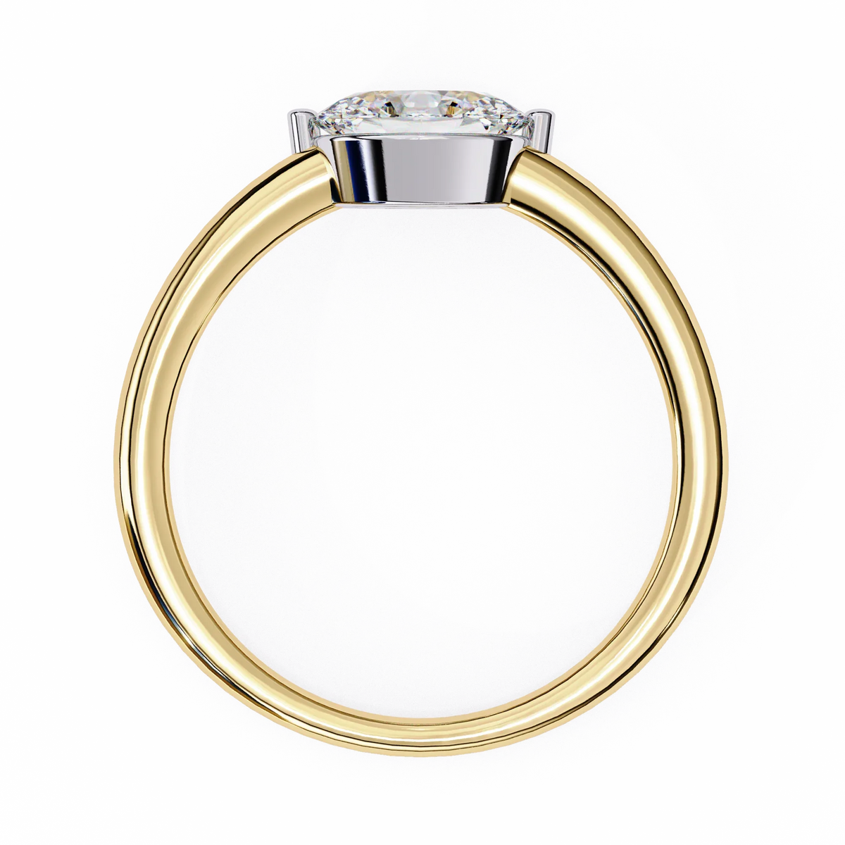 Pure Grace Oval Lab Grown Diamond Ring - Ophiratbf