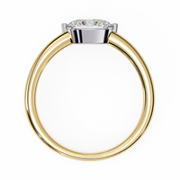 Pure Grace Oval Lab Grown Diamond Ring - Ophiratbf