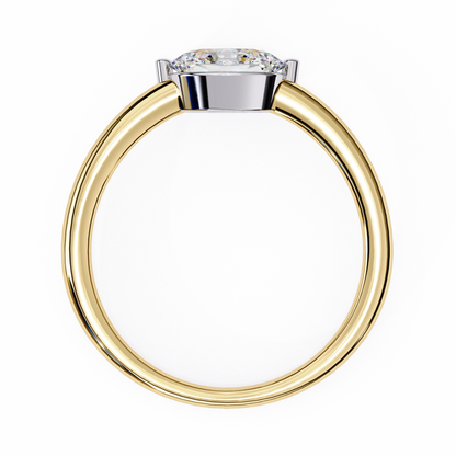 Pure Grace Oval Lab Grown Diamond Ring